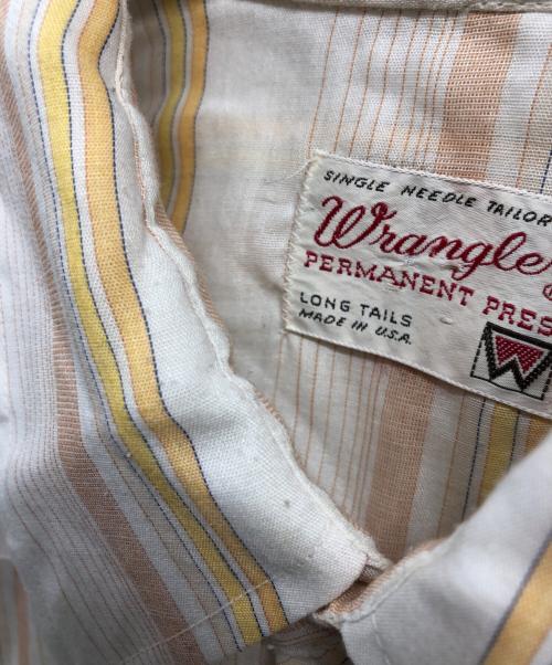 Wrangler（ラングラー）Wrangler (ラングラー) 60s半袖シャツ ベージュ サイズ:SIZE 16-34の古着・服飾アイテム