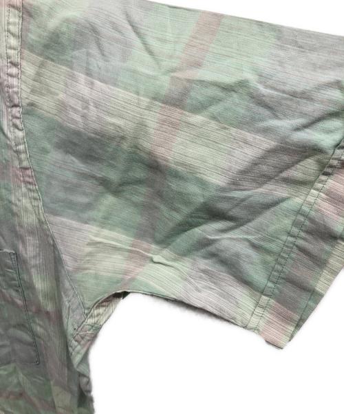 ARROW（アロー）ARROW (アロー) 60s半袖シャツ グリーン サイズ:SIZE 14-14 1/2の古着・服飾アイテム
