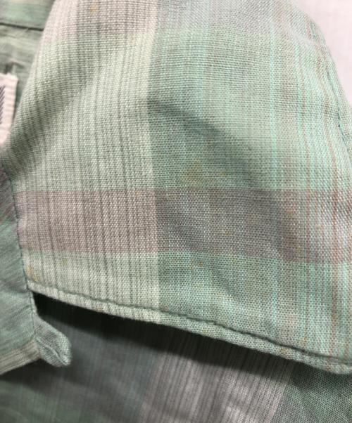 ARROW（アロー）ARROW (アロー) 60s半袖シャツ グリーン サイズ:SIZE 14-14 1/2の古着・服飾アイテム