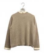 MACKINTOSH PHILOSOPHYマッキントッシュ フィロソフィー）の古着「Cleric Collar Knit」｜ベージュ