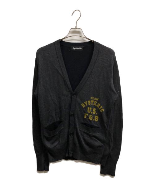 Hysteric Glamour（ヒステリックグラマー）Hysteric Glamour (ヒステリックグラマー) カーディガン グレー サイズ:FREEの古着・服飾アイテム