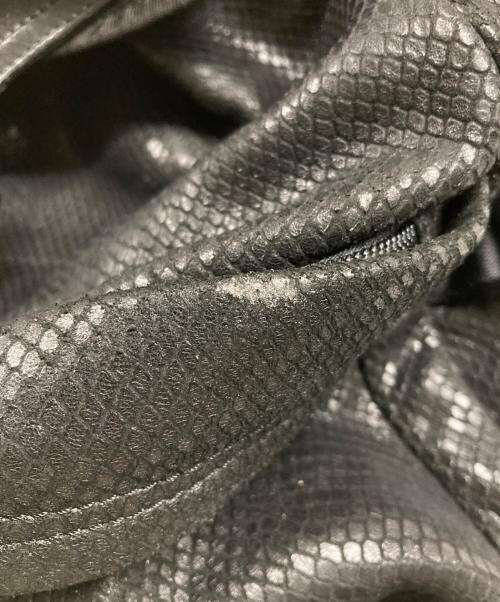 ALEXANDER McQUEEN（アレキサンダーマックイーン）ALEXANDER McQUEEN (アレキサンダーマックイーン) レザーリュック ブラックの古着・服飾アイテム