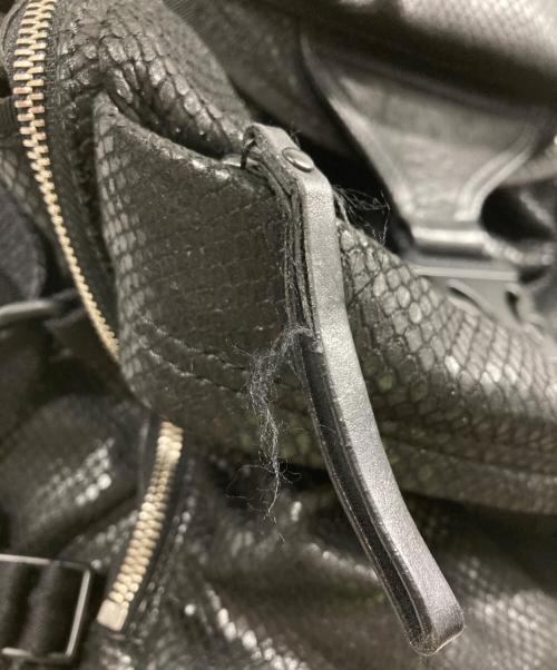 ALEXANDER McQUEEN（アレキサンダーマックイーン）ALEXANDER McQUEEN (アレキサンダーマックイーン) レザーリュック ブラックの古着・服飾アイテム