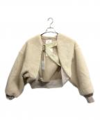 HYKEハイク）の古着「FAUX SHEARLING BOLERO」｜アイボリー