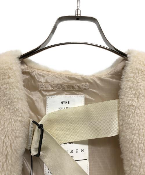 HYKE（ハイク）HYKE (ハイク) FAUX SHEARLING BOLERO アイボリー サイズ:1の古着・服飾アイテム