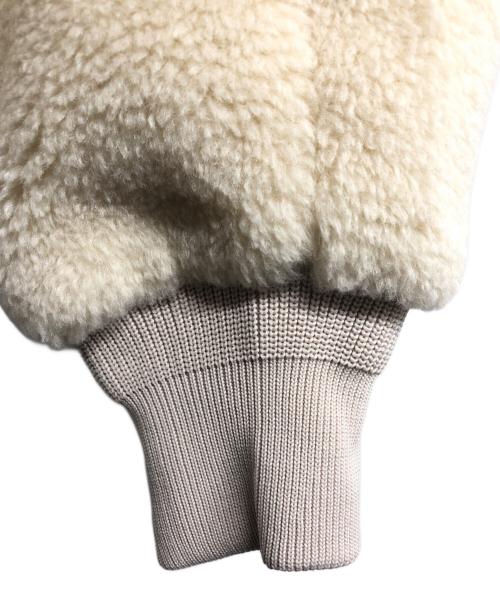 HYKE（ハイク）HYKE (ハイク) FAUX SHEARLING BOLERO アイボリー サイズ:1の古着・服飾アイテム