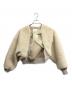 HYKE（ハイク）の古着「FAUX SHEARLING BOLERO」｜アイボリー