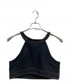 TODAYFULトゥデイフル）の古着「Cottonlinen Stitch Bustier」｜ブラック