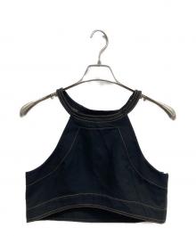 TODAYFUL（トゥデイフル）の古着「Cottonlinen Stitch Bustier」｜ブラック
