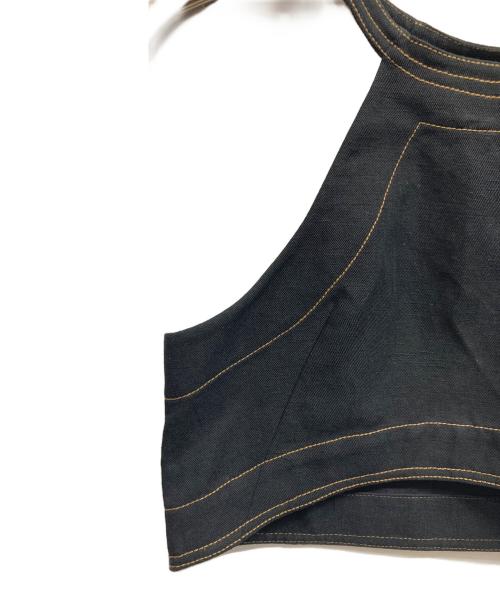 TODAYFUL（トゥデイフル）TODAYFUL (トゥデイフル) Cottonlinen Stitch Bustier ブラック サイズ:FREE 未使用品の古着・服飾アイテム