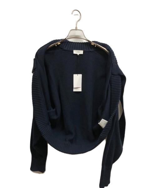 HYKE（ハイク）HYKE (ハイク) ニットカーディガン ネイビー サイズ:1 未使用品の古着・服飾アイテム