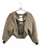 HYKEハイク）の古着「FAUX SHEARLING BOLERO」｜グレー