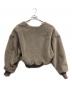 HYKE (ハイク) FAUX SHEARLING BOLERO グレー サイズ:2：15000円