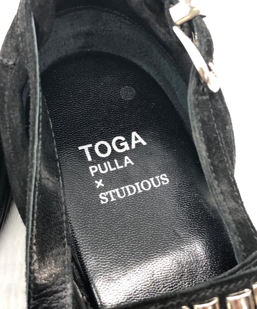 TOGA PULLA（トーガ プルラ）TOGA PULLA (トーガ プルラ) STUDIOUS (ステュディオス) Sneaker Sandal ブラック サイズ:38の古着・服飾アイテム