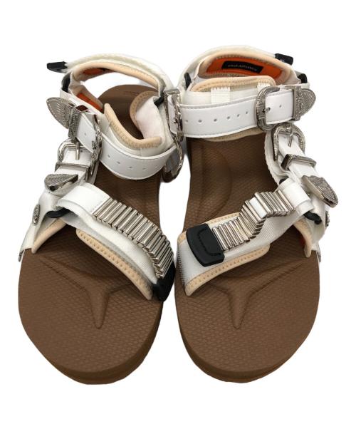 suicoke（スイコック）suicoke (スイコック) TOGA (トーガ) スポーツメタルサンダル ホワイト サイズ:24の古着・服飾アイテム