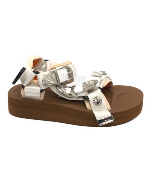 suicoke（スイコック）suicoke (スイコック) TOGA (トーガ) スポーツメタルサンダル ホワイト サイズ:24の古着・服飾アイテム