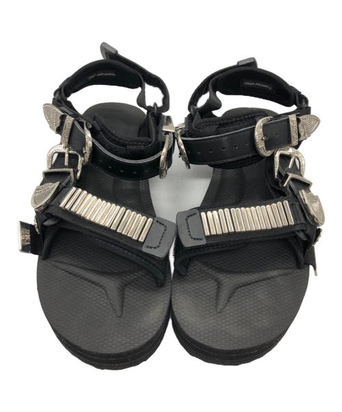 suicoke（スイコック）suicoke (スイコック) TOGA (トーガ) スポーツメタルサンダル ブラック サイズ:24の古着・服飾アイテム