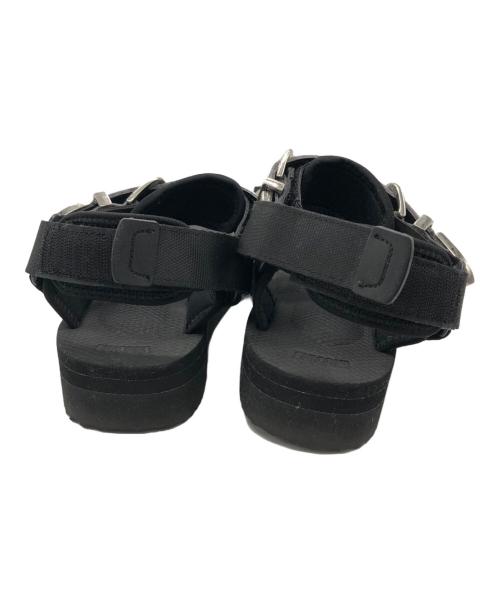 suicoke（スイコック）suicoke (スイコック) TOGA (トーガ) スポーツメタルサンダル ブラック サイズ:24の古着・服飾アイテム