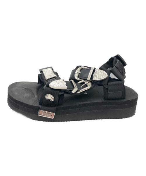 suicoke（スイコック）suicoke (スイコック) TOGA (トーガ) スポーツメタルサンダル ブラック サイズ:24の古着・服飾アイテム