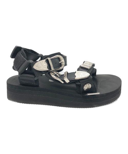 suicoke（スイコック）suicoke (スイコック) TOGA (トーガ) スポーツメタルサンダル ブラック サイズ:24の古着・服飾アイテム