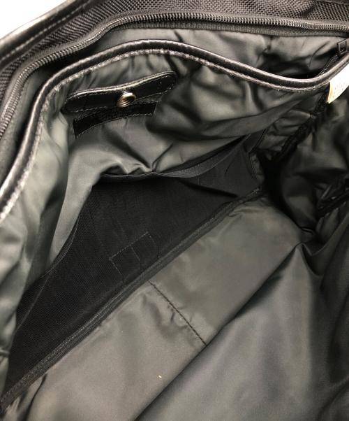 LUGGAGE LABEL（ラゲッジ レーベル）LUGGAGE LABEL (ラゲッジ レーベル) レザートートバッグ ブラックの古着・服飾アイテム