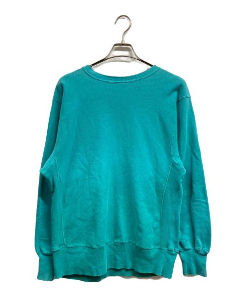 Champion REVERSE WEAVE（チャンピオン リバース ウィーブ）Champion REVERSE WEAVE (チャンピオン リバース ウィーブ) 90's プルオーバーパーカー ターコイズブルー サイズ:Lの古着・服飾アイテム