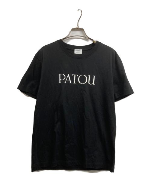 patou（パトゥ）Patou (パトゥ) ロゴTシャツ ブラック サイズ:Mの古着・服飾アイテム