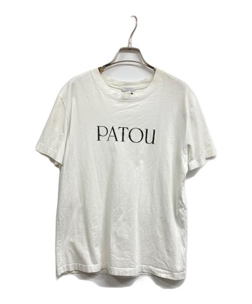 patou（パトゥ）Patou (パトゥ) ロゴTシャツ ホワイト サイズ:Mの古着・服飾アイテム