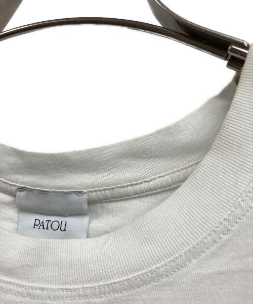 patou（パトゥ）Patou (パトゥ) ロゴTシャツ ホワイト サイズ:Mの古着・服飾アイテム