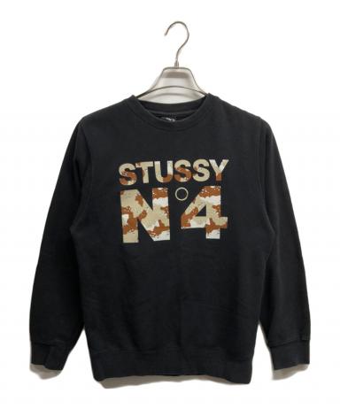 中古・古着通販】stussy (ステューシー) N4ロゴプリントスウェット