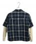 Supreme (シュプリーム) thermal work shirt plaid ブルー サイズ:S：13000円