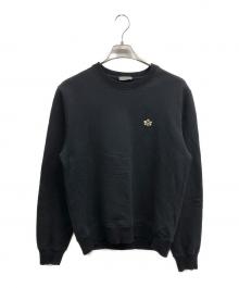 Christian Dior×KAWS（クリスチャン ディオール×カウズ）の古着「刺繍ワッペンスウェット」｜ブラック