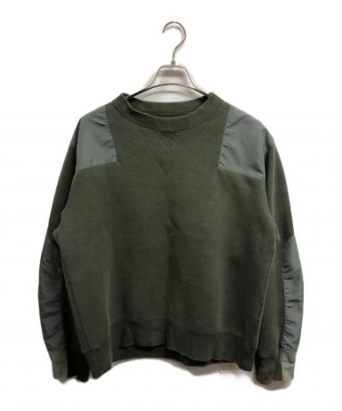 中古・古着通販】sacai (サカイ) Sponge Sweat Pullover グリーン