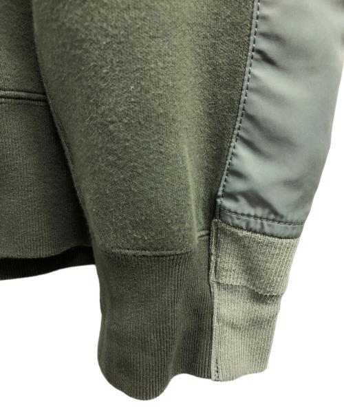 sacai（サカイ）sacai (サカイ) Sponge Sweat Pullover グリーン サイズ:3の古着・服飾アイテム