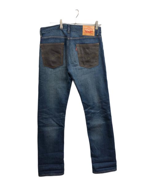 LEVI'S（リーバイス）LEVI'S (リーバイス) JUNYA WATANABE CdG MAN (ジュンヤ ワタナベ コム デ ギャルソン マン) 513カスタマイズ 他素材パッチワークデニム インディゴ サイズ:W30 L30/XSの古着・服飾アイテム
