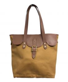 CROOTS×BEAMS F（クルーツ×ビームスエフ）の古着「別注フラップポケットトートバッグ」｜ベージュ