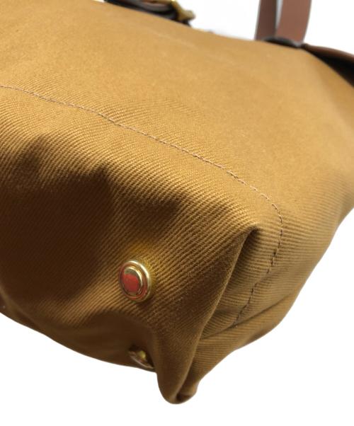 CROOTS（クルーツ）CROOTS (クルーツ) BEAMS F (ビームスエフ) 別注フラップポケットトートバッグ ベージュの古着・服飾アイテム