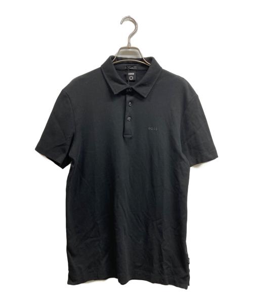 BOSS（ボス）BOSS (ボス) スリムフィット ポロシャツ ブラック サイズ:Sの古着・服飾アイテム