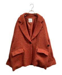 CLANE（クラネ）の古着「MIX COLOR OVER COAT」｜レッド