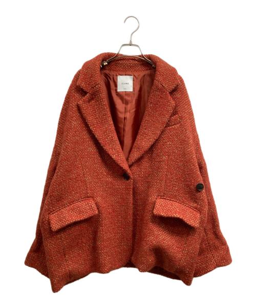 CLANE（クラネ）CLANE (クラネ) MIX COLOR OVER COAT レッド サイズ:1の古着・服飾アイテム