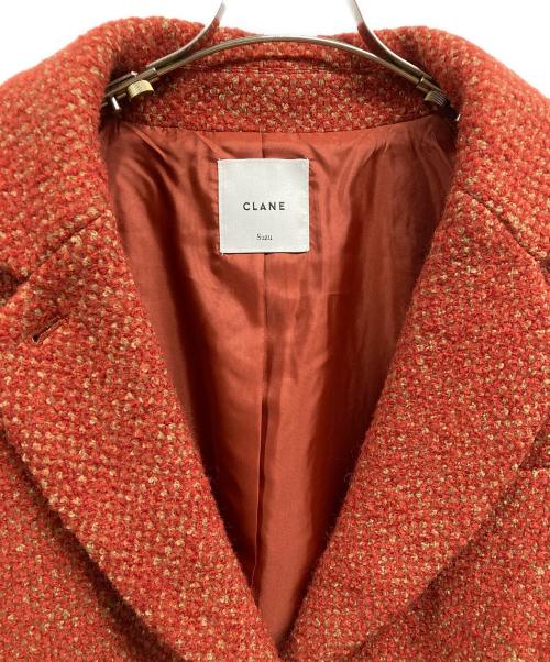 CLANE（クラネ）CLANE (クラネ) MIX COLOR OVER COAT レッド サイズ:1の古着・服飾アイテム