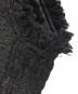 中古・古着 L'AUBE BLANC (ローブ ブラン) fringe tweed vest ブラック サイズ:FREE：8000円