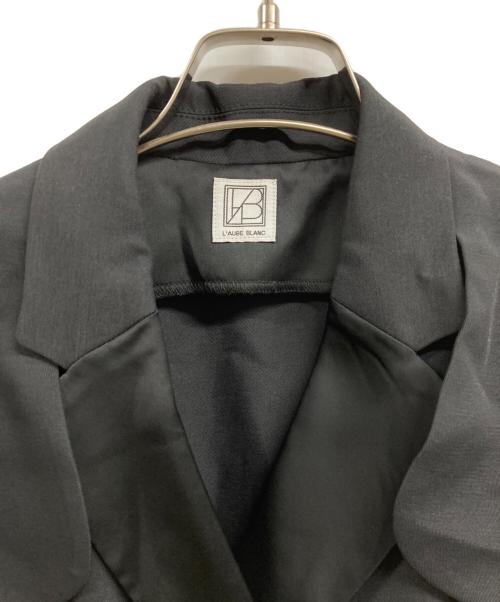 L'AUBE BLANC（ローブ ブラン）L'AUBE BLANC (ローブ ブラン) Sleeveless Coat Dress ブラック サイズ:FREEの古着・服飾アイテム