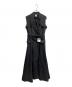 L'AUBE BLANC（ローブ ブラン）の古着「Sleeveless Coat Dress」｜ブラック
