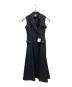 L'AUBE BLANC（ローブ ブラン）の古着「Sleeveless Coat Dress」｜ブラック