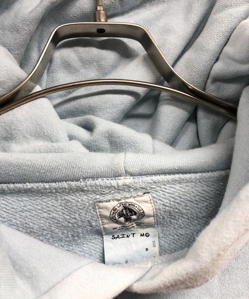 SAINT MICHAEL（セントマイケル）SAINT MICHAEL (セントマイケル) Logo Sweat HOODIE ブルー サイズ:XLの古着・服飾アイテム