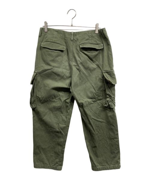 STILL BY HAND（スティルバイハンド）STILL BY HAND (スティルバイハンド) センタープレスワイドカーゴパンツ カーキ サイズ:48の古着・服飾アイテム
