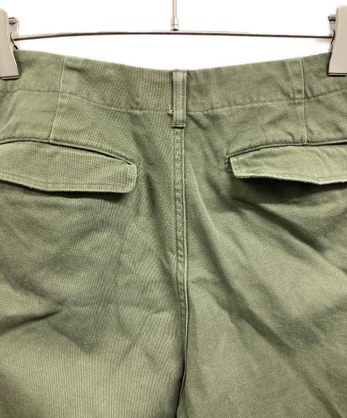 STILL BY HAND（スティルバイハンド）STILL BY HAND (スティルバイハンド) センタープレスワイドカーゴパンツ カーキ サイズ:48の古着・服飾アイテム