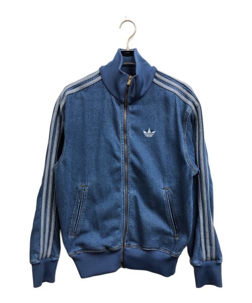 adidas（アディダス）adidas (アディダス) デニム ファイヤーバード トラックトップ インディゴ サイズ:Sの古着・服飾アイテム