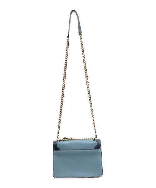 FURLA（フルラ）FURLA (フルラ) チェーンショルダーバッグ ブルーの古着・服飾アイテム